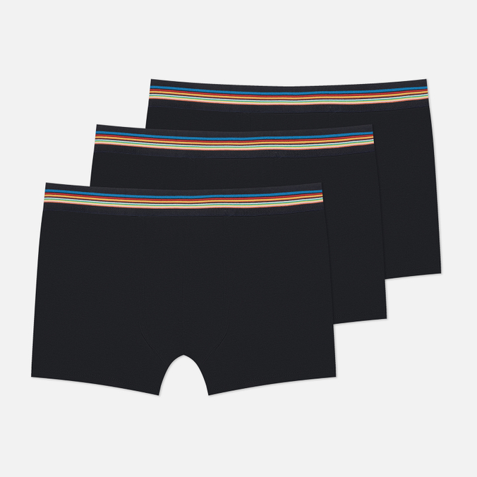 Комплект мужских трусов Paul Smith Organic Cotton Signature Stripe Band Boxer Briefs 3-Pack
