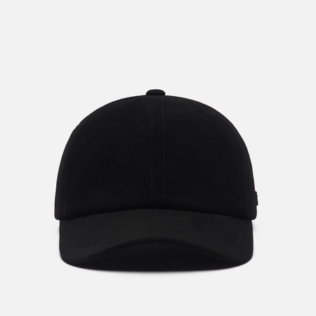 Кепка Paul Smith Signature Stripe Trim Suede Baseball, цвет чёрный