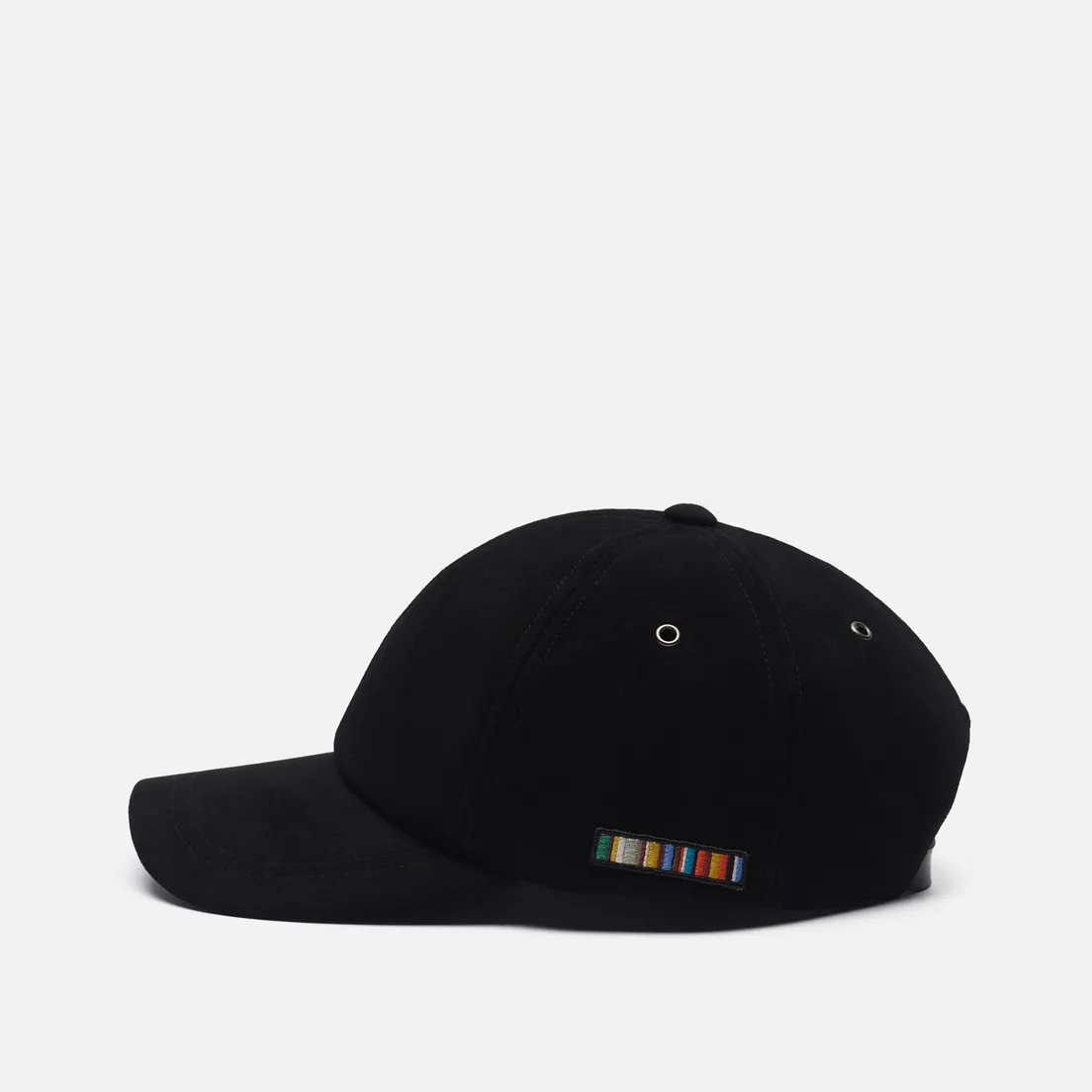 Paul Smith Кепка Signature Stripe Trim Suede Baseball