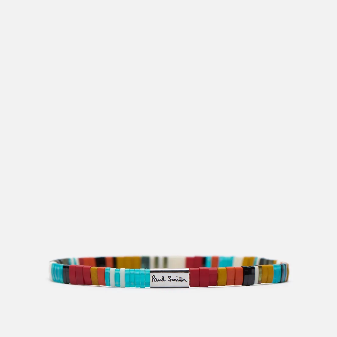 Paul Smith Браслет Signature Stripe Flat Bead