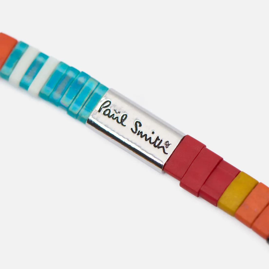 Paul Smith Браслет Signature Stripe Flat Bead