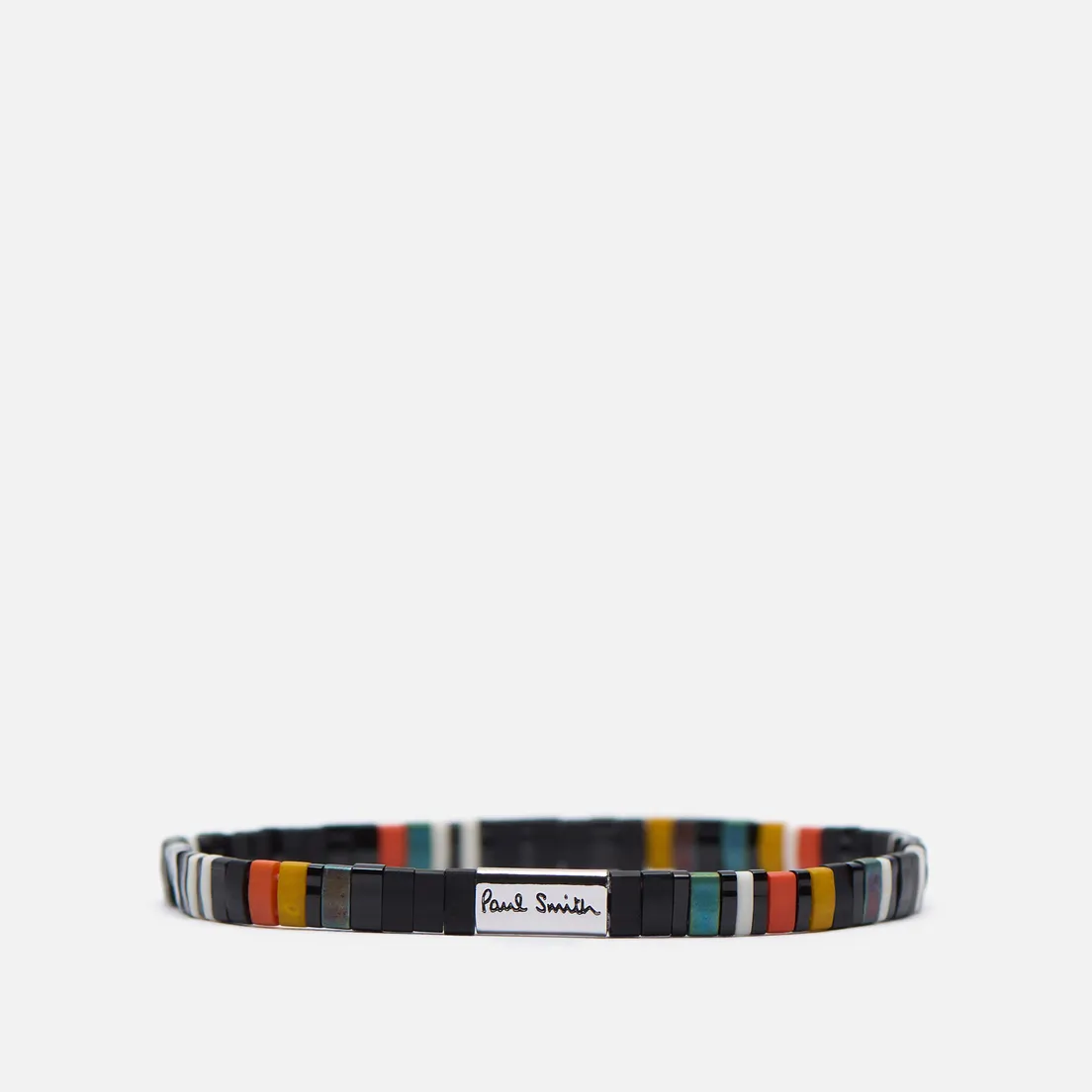 Paul Smith Браслет Signature Stripe Flat Bead