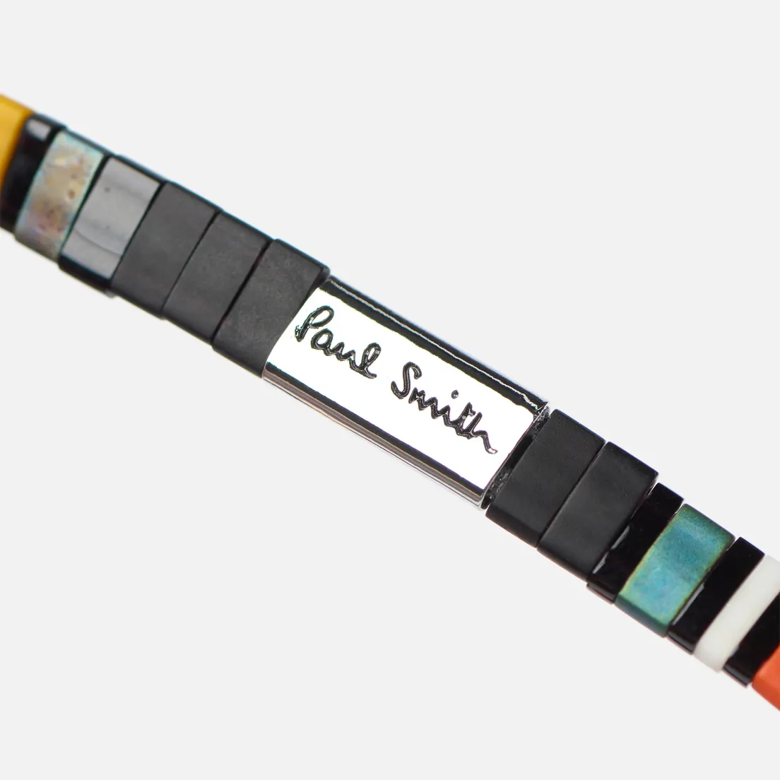 Paul Smith Браслет Signature Stripe Flat Bead