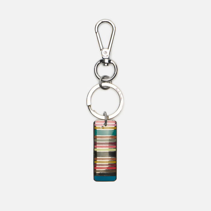Брелок для ключей Paul Smith Signature Stripe Tag Metal