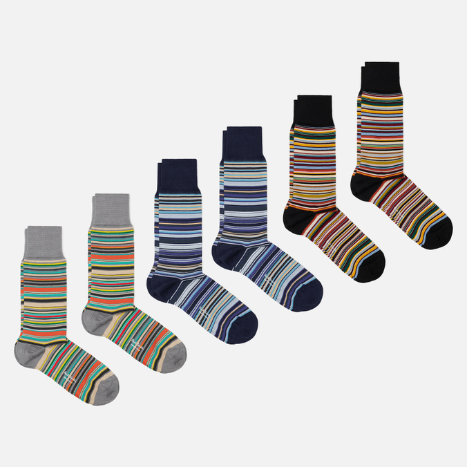 Комплект носков Paul Smith 6-Pack Signature