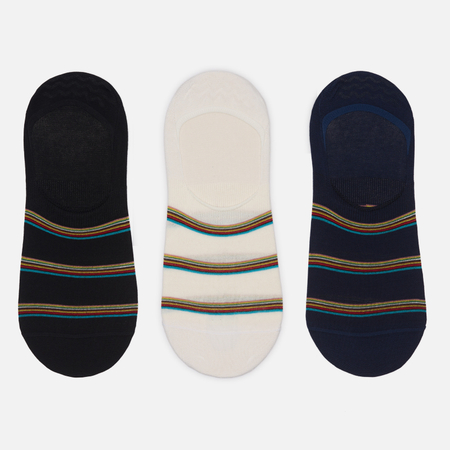 Комплект носков Paul Smith Signature Stripe Loafer 3-Pack, цвет комбинированный