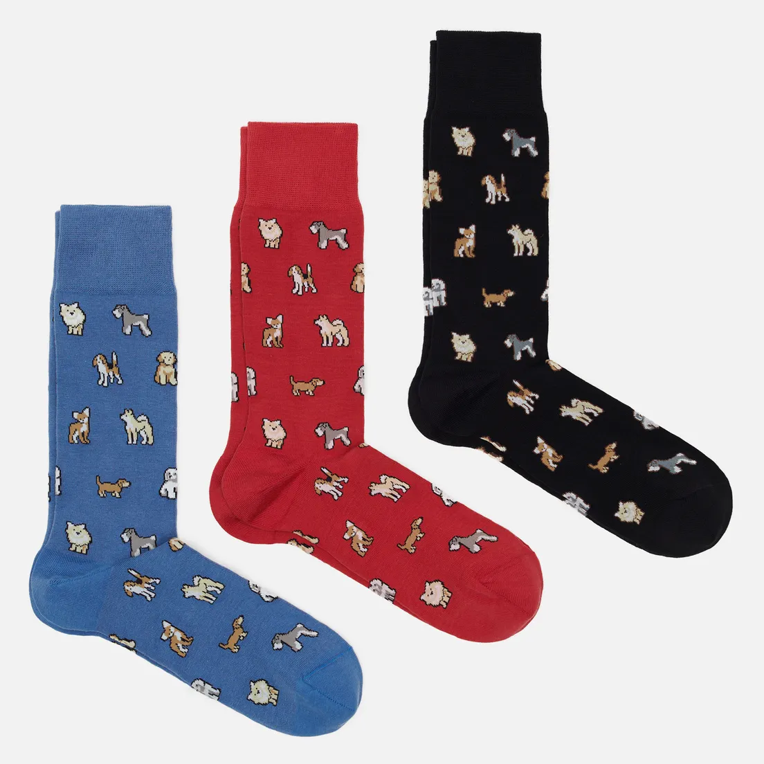 Paul Smith Комплект носков Kyoto Dogs 3-Pack