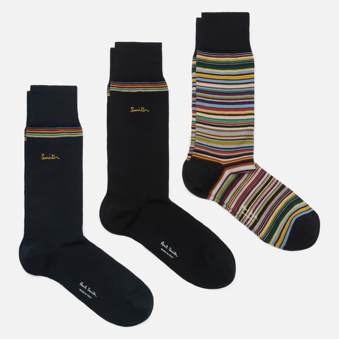 Комплект носков Paul Smith 3-Pack Gold Signature