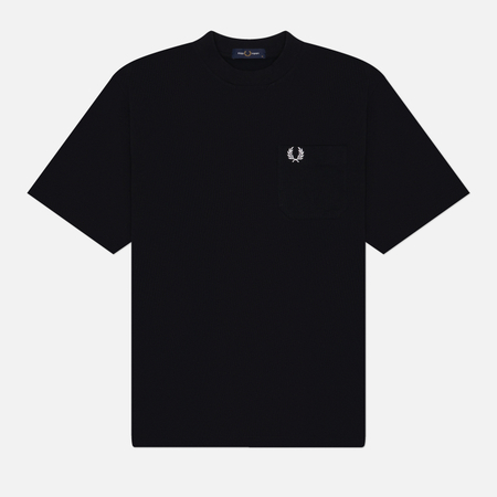 Мужская футболка Fred Perry Pocket Detail, цвет чёрный, размер L