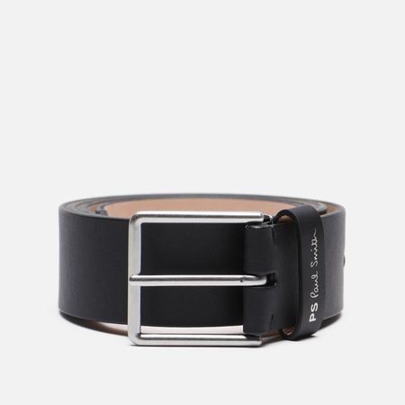 Ремень Paul Smith Stripe Stitch, цвет чёрный, размер 34