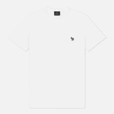 Мужская футболка Paul Smith Slim Fit Zebra, цвет белый, размер XL