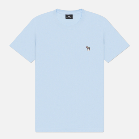 Мужская футболка Paul Smith Slim Fit Zebra, цвет голубой, размер XXL