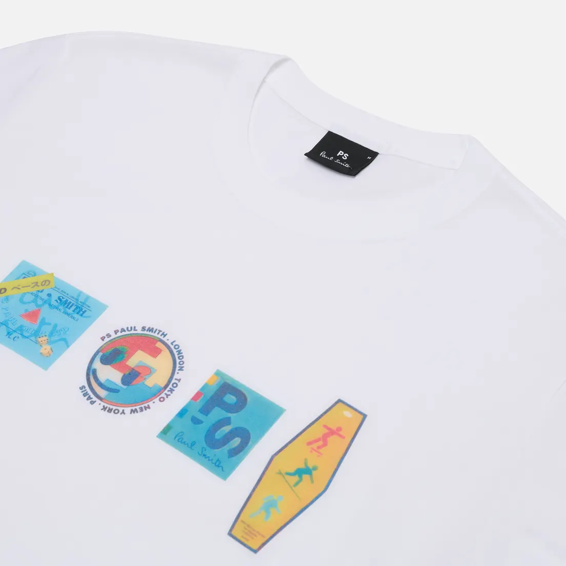 Paul Smith Мужская футболка Stickers