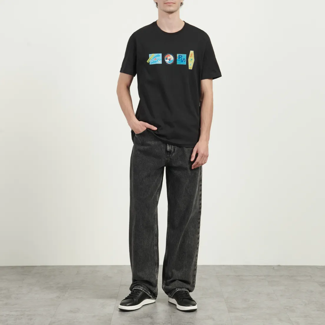 Paul Smith Мужская футболка Stickers