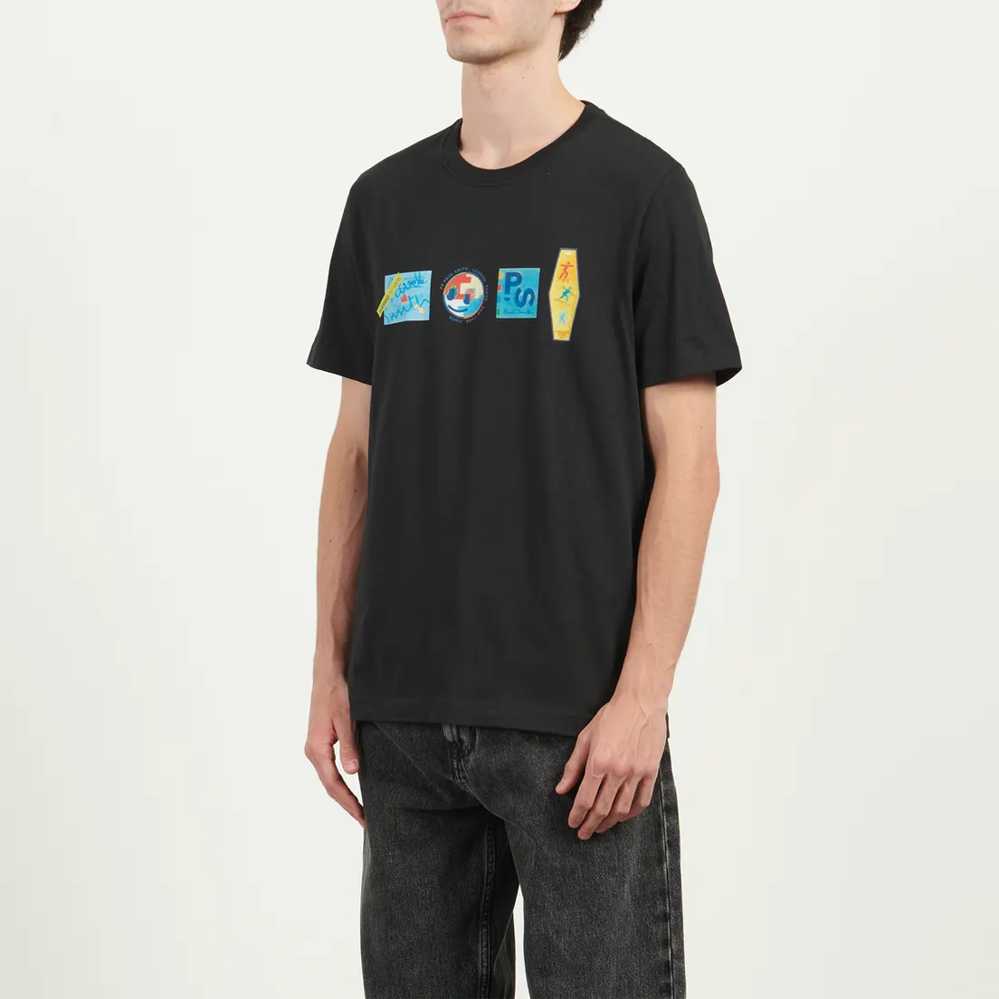 Paul Smith Мужская футболка Stickers