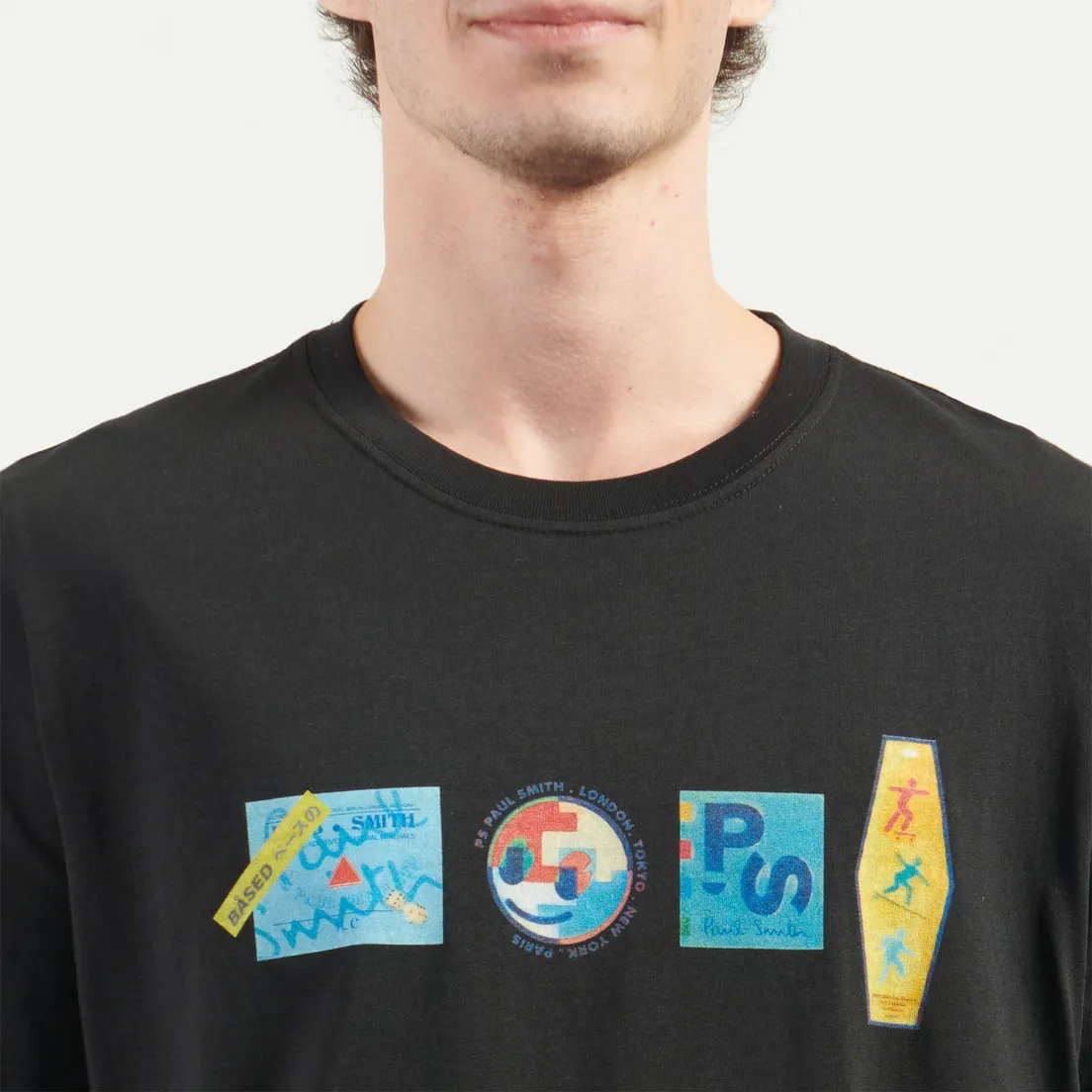 Paul Smith Мужская футболка Stickers