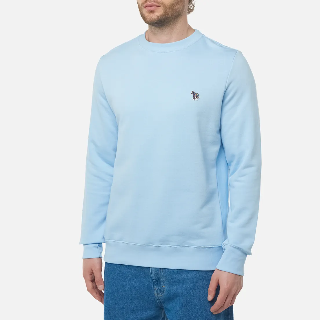 Paul Smith Мужская толстовка Zebra Logo Regular Crew