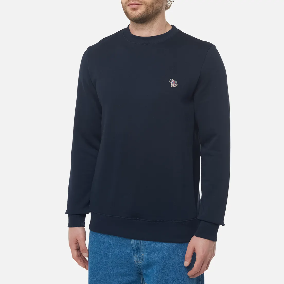 Paul Smith Мужская толстовка Zebra Logo Regular Crew