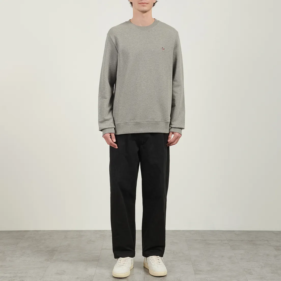 Paul Smith Мужская толстовка Zebra Logo Regular Crew