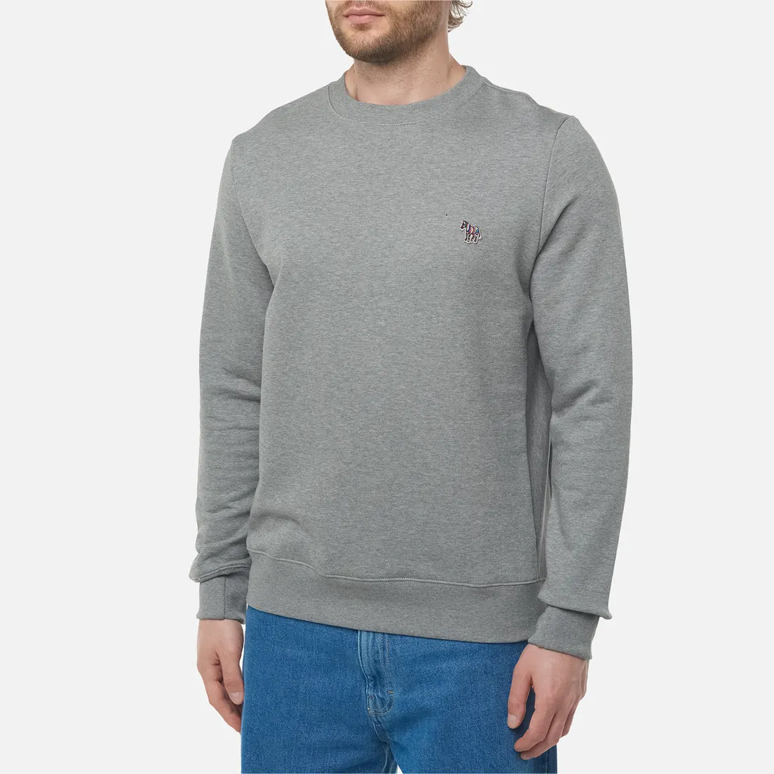 Paul Smith Мужская толстовка Zebra Logo Regular Crew