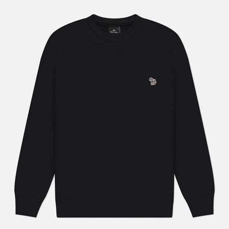 Мужская толстовка Paul Smith Zebra Logo Regular Crew, цвет чёрный, размер S