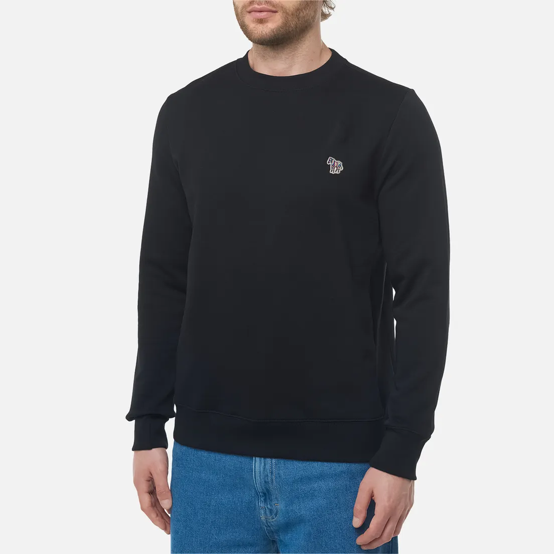 Paul Smith Мужская толстовка Zebra Logo Regular Crew
