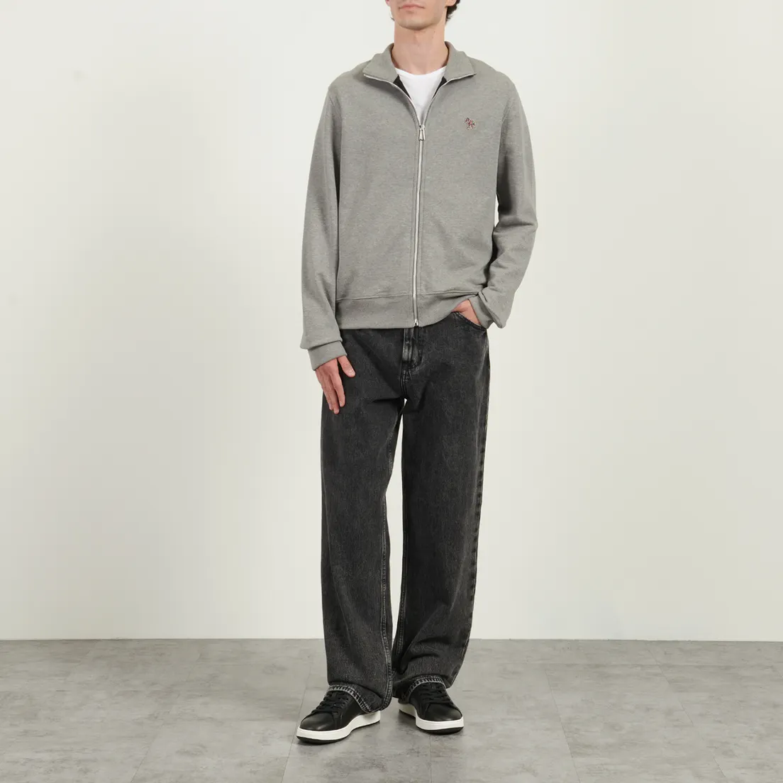 Paul Smith Мужская толстовка Zebra Logo Regular Full Zip