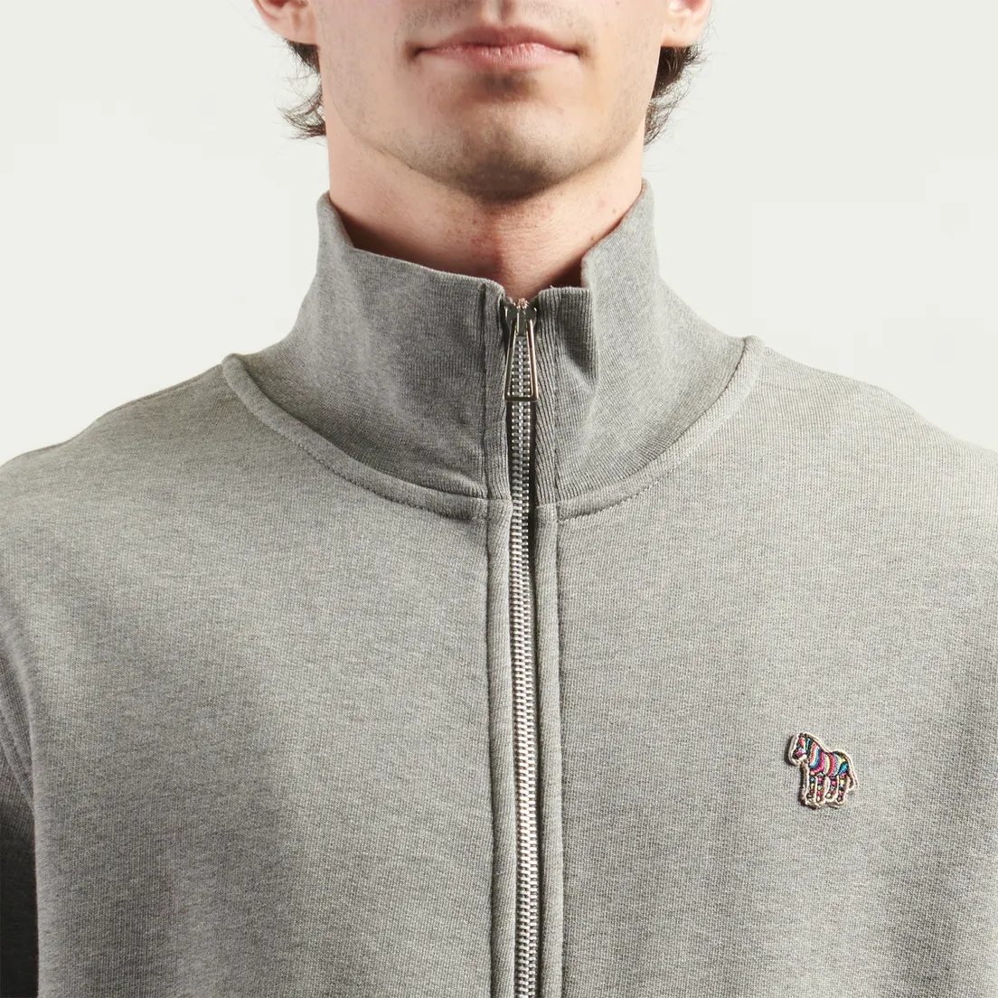 Paul Smith Мужская толстовка Zebra Logo Regular Full Zip