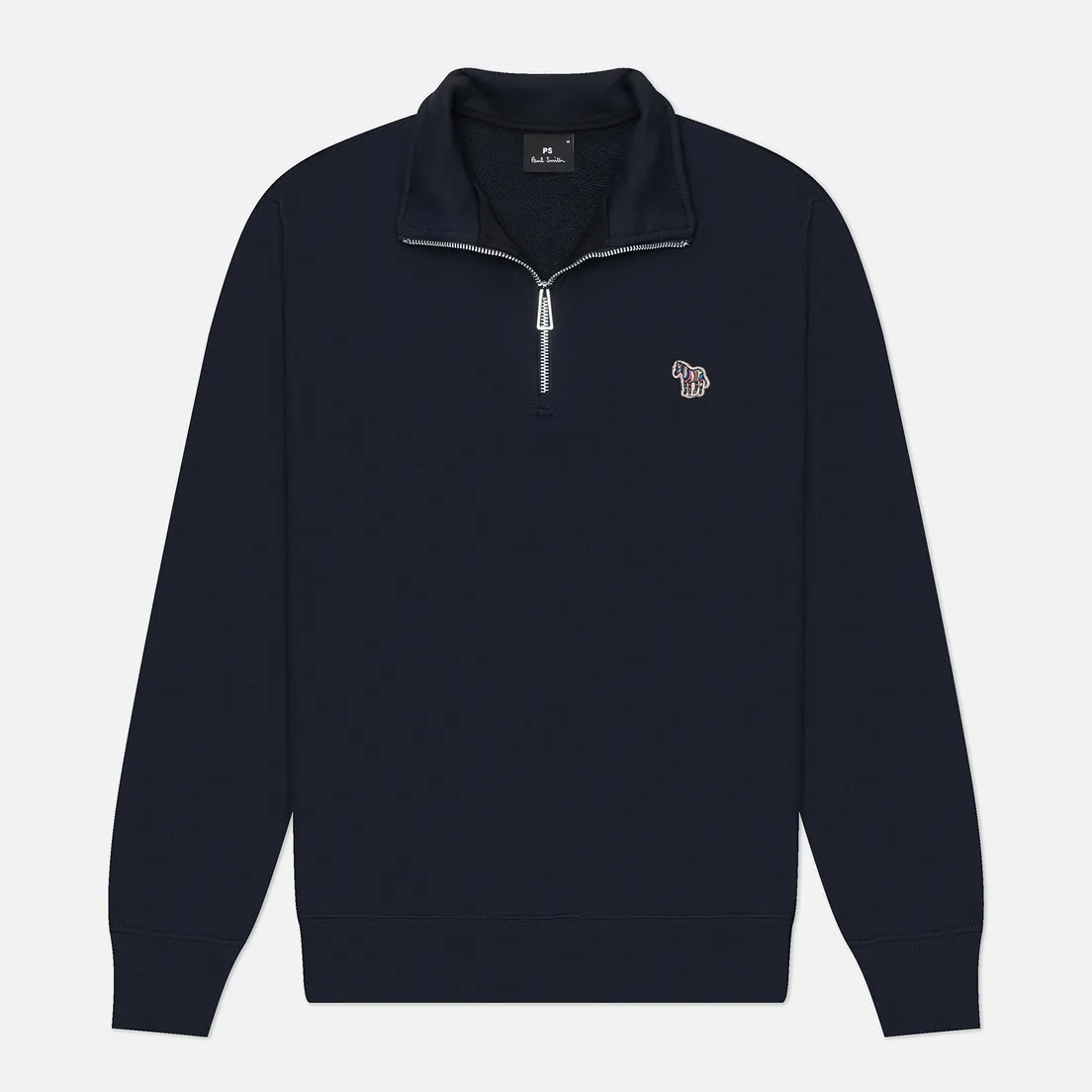 Paul Smith Мужская толстовка Zebra Logo Regular Half-Zip