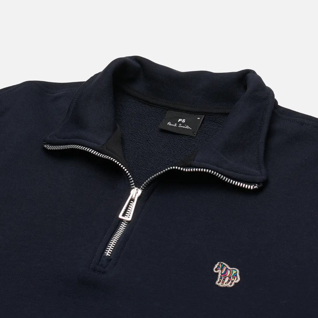 Paul Smith Мужская толстовка Zebra Logo Regular Half-Zip
