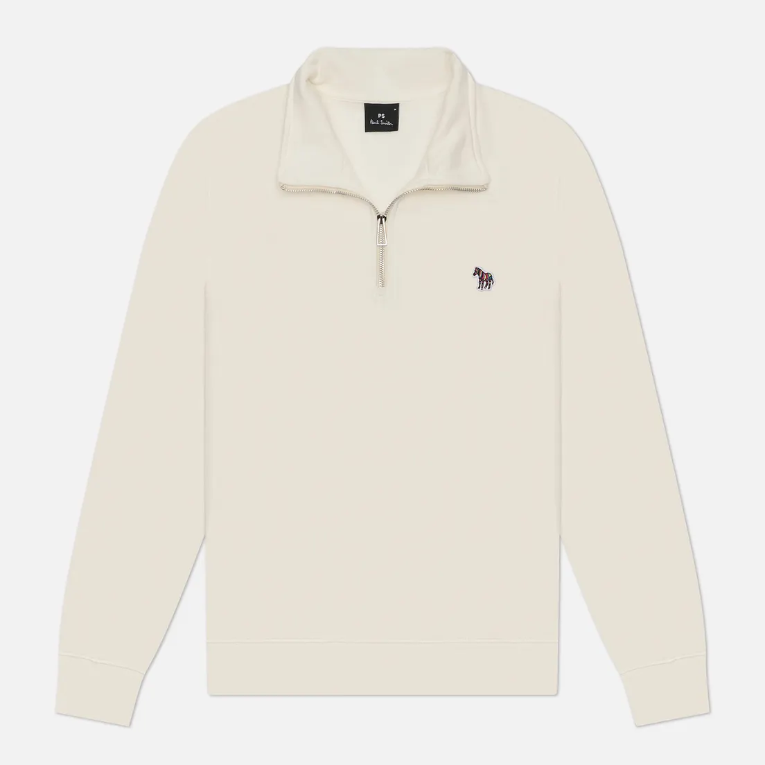 Paul Smith Мужская толстовка Zebra Logo Regular Half-Zip