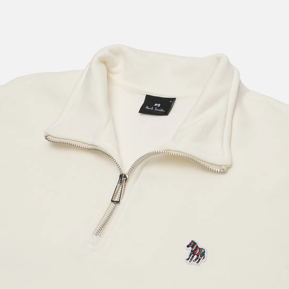 Paul Smith Мужская толстовка Zebra Logo Regular Half-Zip