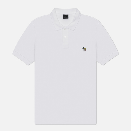  Мужское поло Paul Smith Zebra Logo Regular, цвет белый, размер L