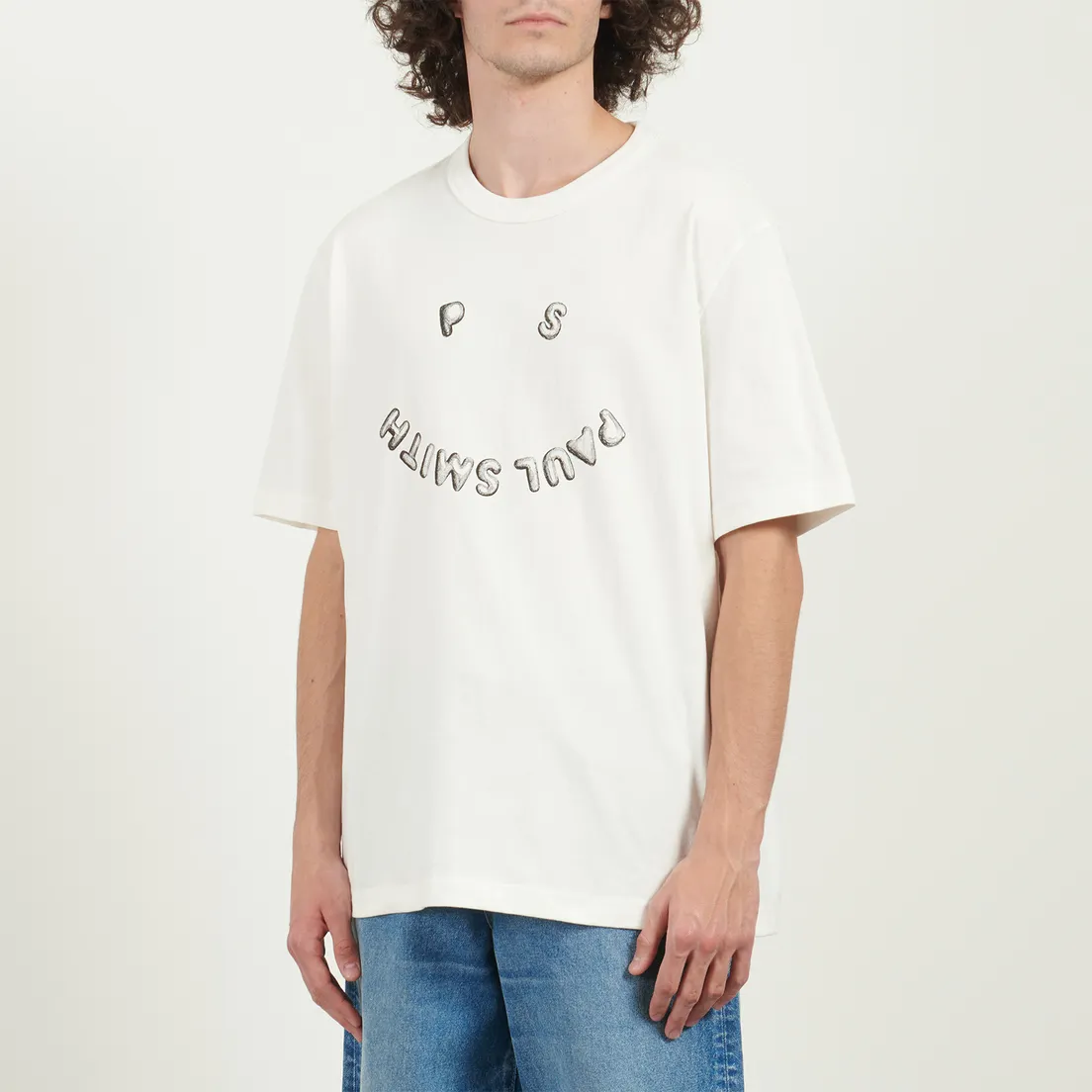Paul Smith Мужская футболка PS Happy Print