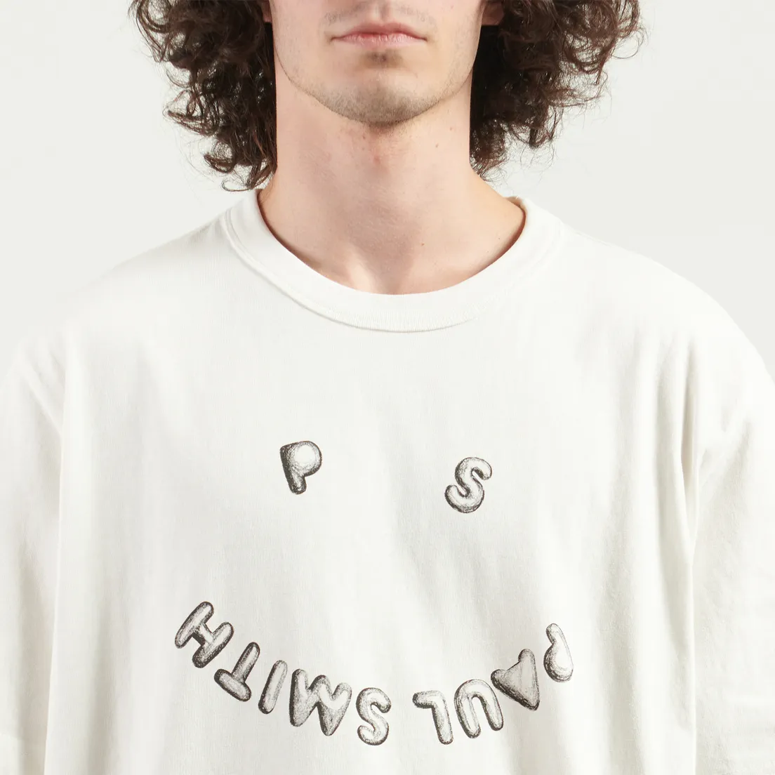 Paul Smith Мужская футболка PS Happy Print