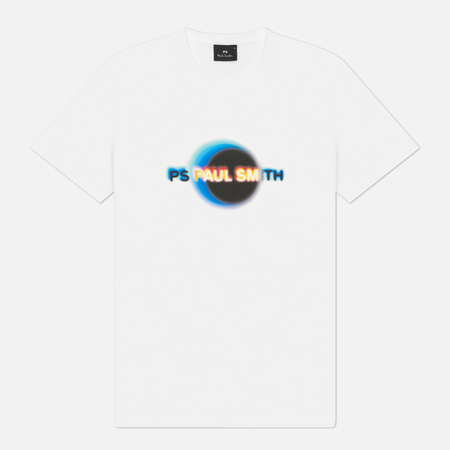 Мужская футболка Paul Smith Casual Fit Eclipse, цвет белый, размер S