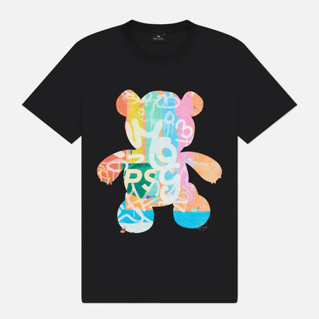 Мужская футболка Paul Smith Casual Fit Teddy, цвет чёрный, размер S