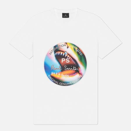 Мужская футболка Paul Smith Casual Fit Shark, цвет белый, размер XXL
