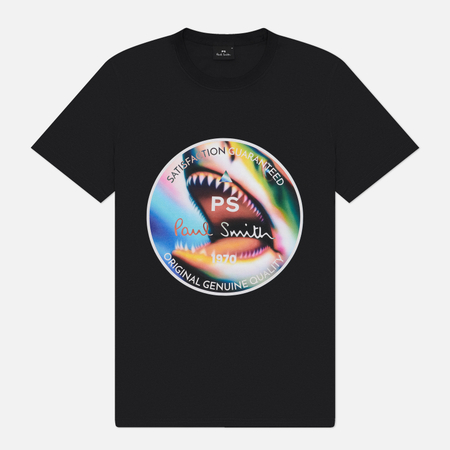 Мужская футболка Paul Smith Casual Fit Shark, цвет чёрный, размер S