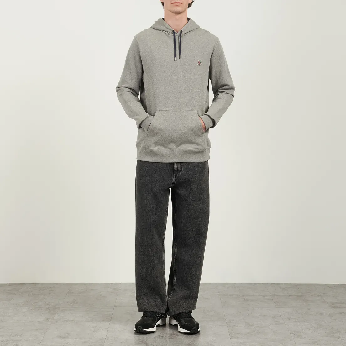 Paul Smith Мужская толстовка Zebra Logo Regular Hoodie