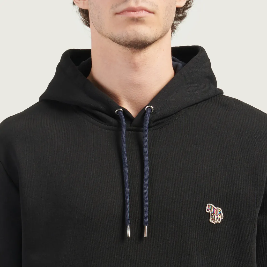 Paul Smith Мужская толстовка Zebra Logo Regular Hoodie