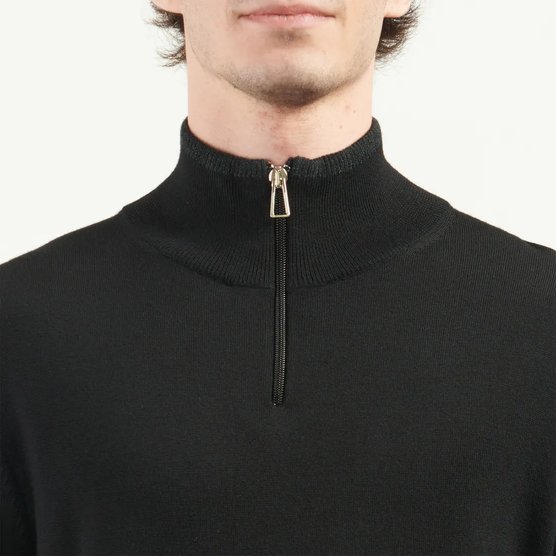 Paul Smith Мужской свитер Merino Wool Half-Zip