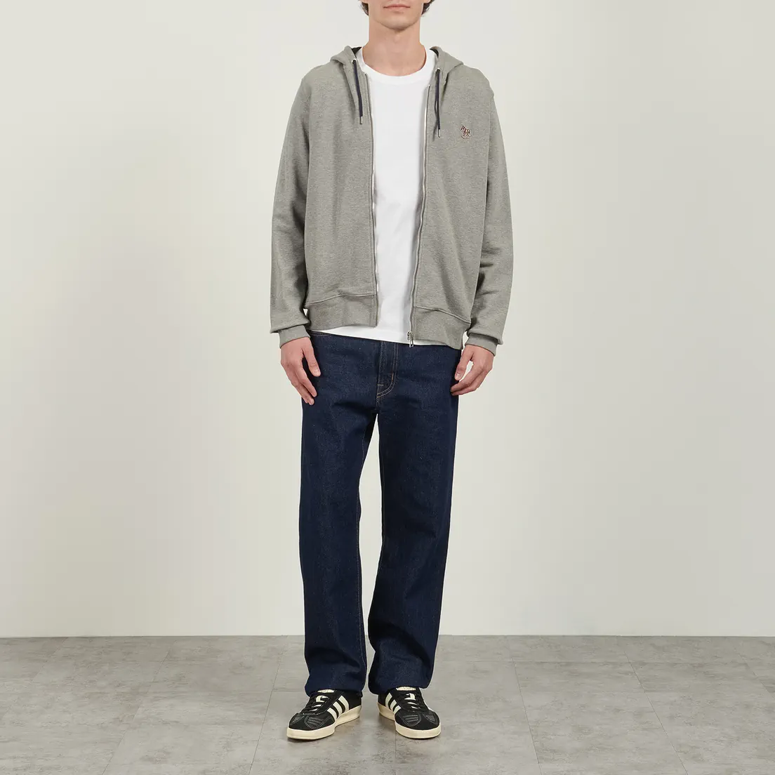 Paul Smith Мужская толстовка Zebra Logo Regular Zip Hoodie