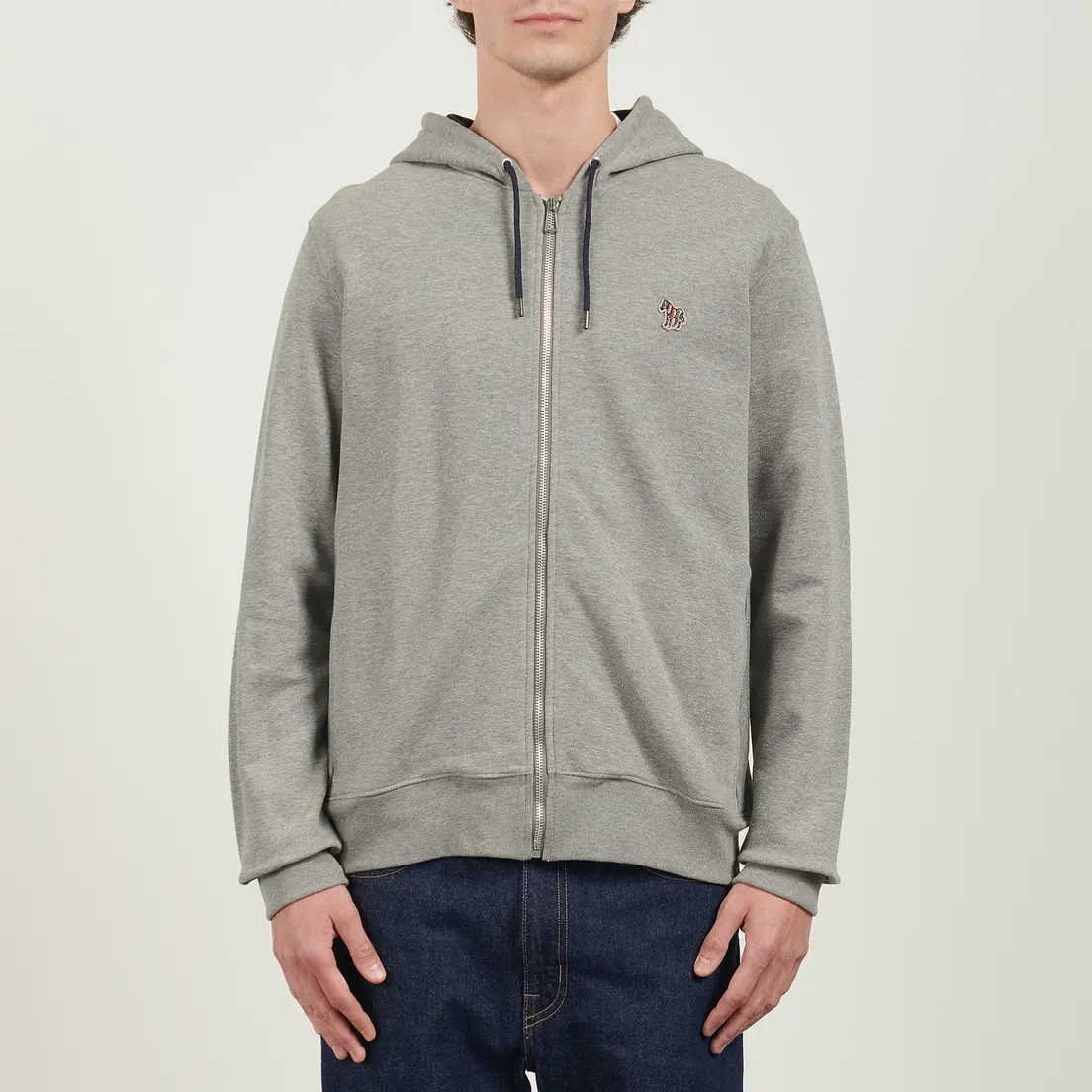 Paul Smith Мужская толстовка Zebra Logo Regular Zip Hoodie