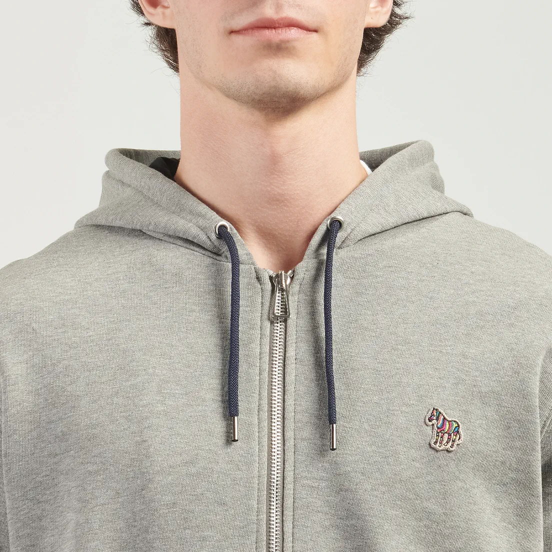 Paul Smith Мужская толстовка Zebra Logo Regular Zip Hoodie