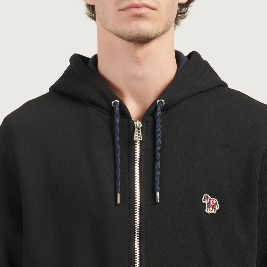 Paul Smith Мужская толстовка Zebra Logo Regular Zip Hoodie