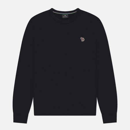 Мужской свитер Paul Smith Zebra Logo Crew Neck, цвет синий, размер XXL