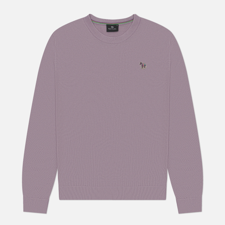 Мужской свитер Paul Smith Zebra Logo Crew Neck, цвет фиолетовый, размер S