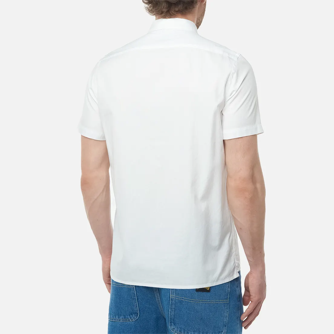 Paul Smith Мужская рубашка Zebra Logo Casual Fit Short Sleeve
