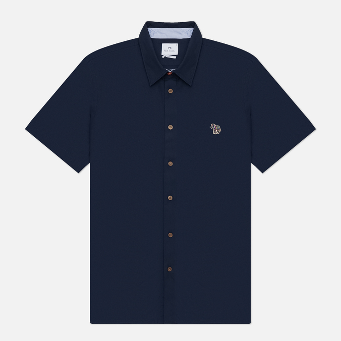 Мужская рубашка Paul Smith Zebra Logo Casual Fit Short Sleeve
